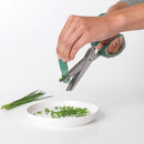 Tasty+ Herb Scissors plus Cleaning Tool Fir Green