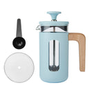 Pisa 3 Cup Cafetiere - Sky Blue