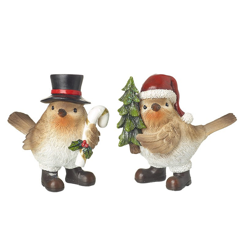Set of 2 Festive Birds