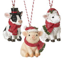 Christmas Farm Animals Hanging Decoration