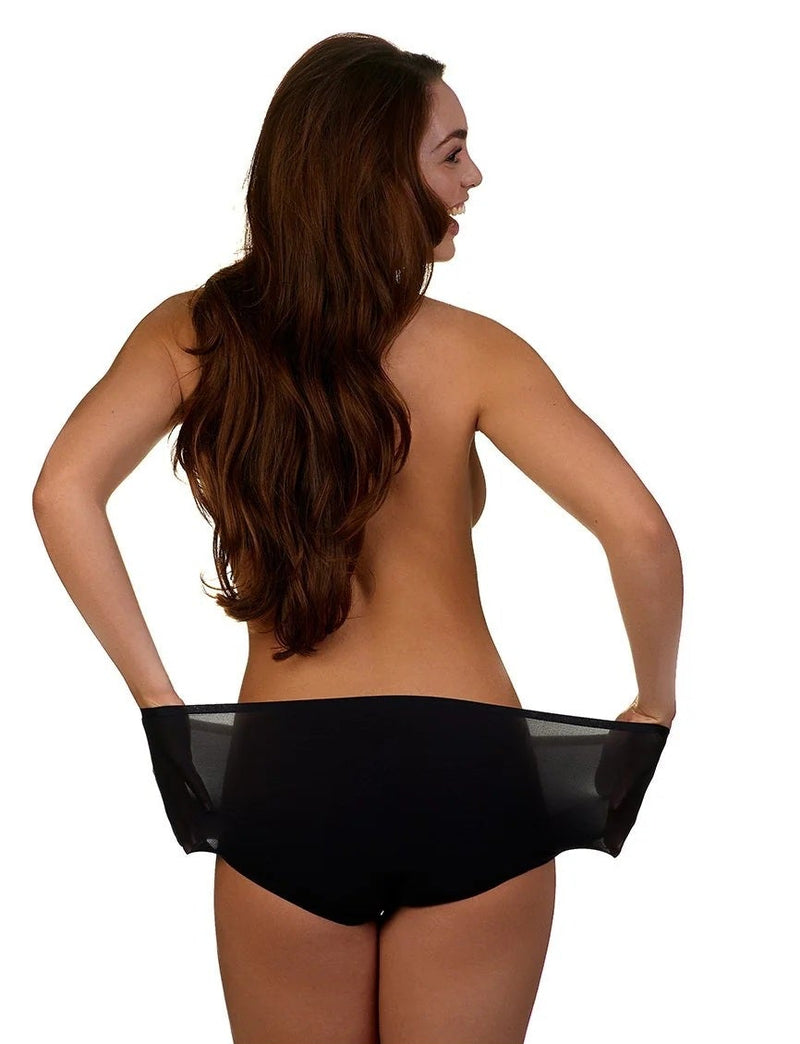 2 pack High Waist Brief - Black