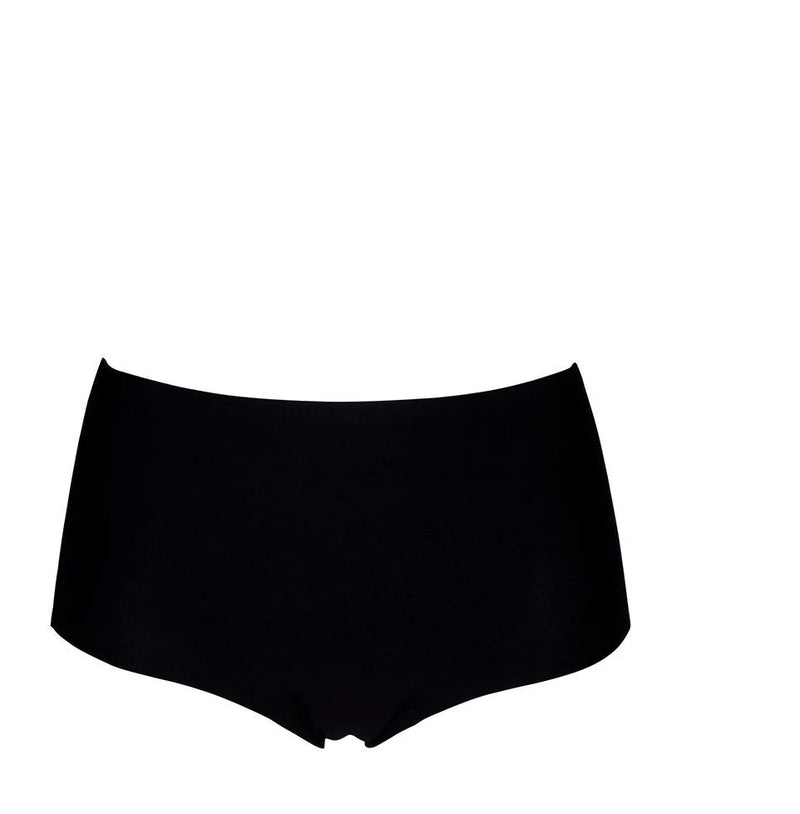 2 pack High Waist Brief - Black