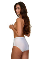 2 pack High Waist Brief - White
