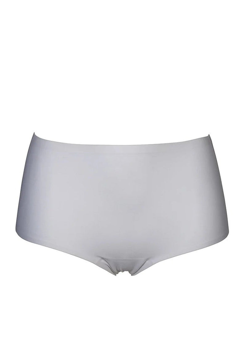 2 pack High Waist Brief - White