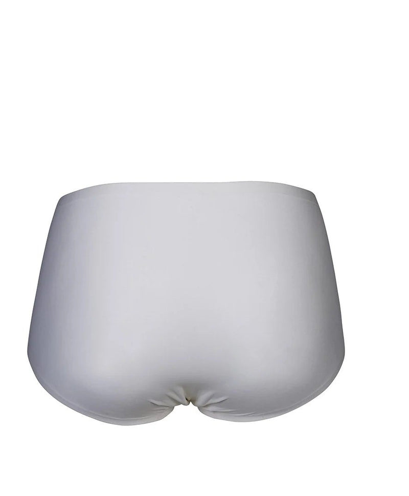2 pack High Waist Brief - White