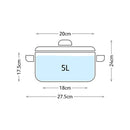 Essentials 20cm/5 Litre Stockpot