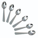 Set of 6 Stainless Steel Teaspoons