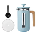 Pisa 8 Cup Cafetiere - Sky Blue