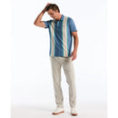 Cotton Jacquard Shirt - Copen Blue