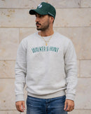 Applique Sweatshirt - Snow Grey