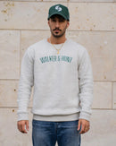 Applique Sweatshirt - Snow Grey