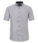 Print Short Sleeve Shirt - Blue