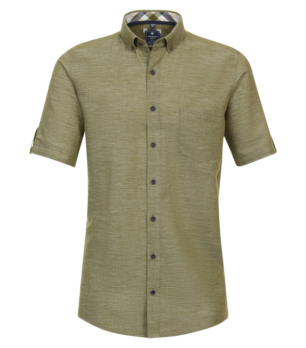 Plain Short Sleeve Shirt - Green