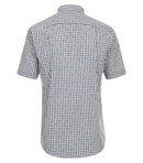Check Short Sleeve Shirt - Blue