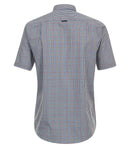 Check Short Sleeve Shirt - Blue