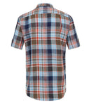 Check Short Sleeve Shirt - Brown