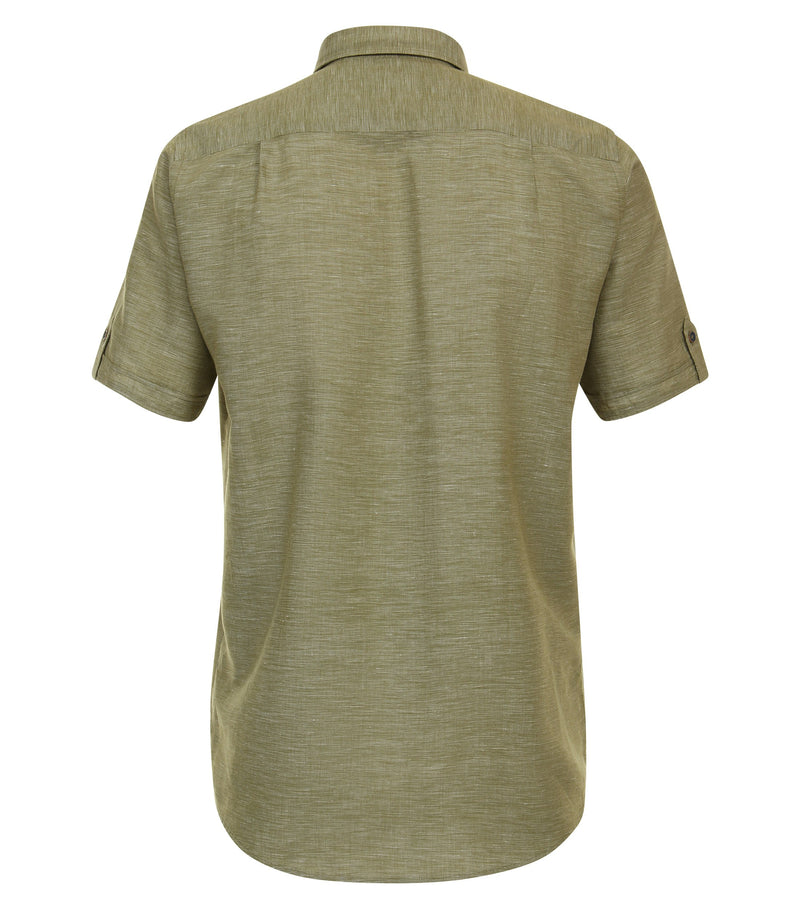 Plain Short Sleeve Shirt - Green