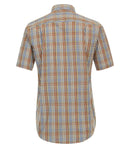 Check Short Sleeve Shirt - Terra