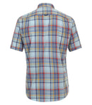 Check Short Sleeve Shirt - Blue