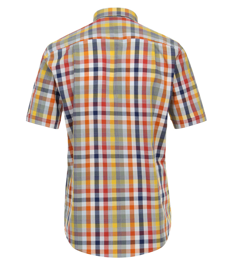 Check Short Sleeve Shirt - Terra