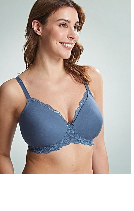 Indie Lace bra - Petrol Blue