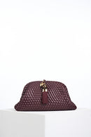 Indigo Oversized Clutch - Cherry