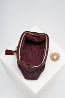 Indigo Oversized Clutch - Cherry
