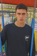 Iggy Round Neck Jumper - Insignia Blue