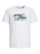 Logo Round Neck T-Shirt - White