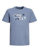 Logo Round Neck T-Shirt - Flint Stone