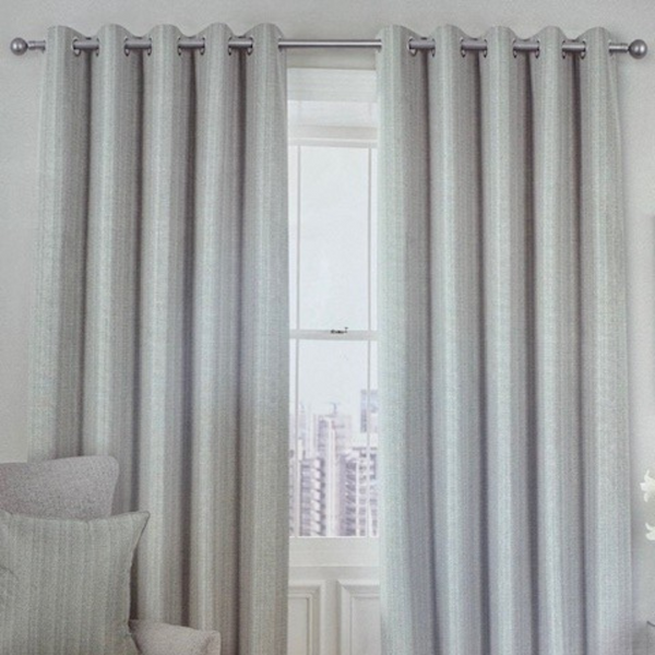 Jacob Eyelet Blackout Curtain - Green