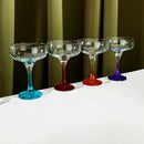 Jewel Cocktail Saucers Set of 4