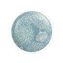 Grey Floral Stoneware Side Plate - 18cm