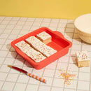Silicone Square Cake Tin 20CM - Berry