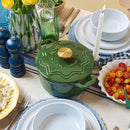 Enamelled Cast Iron 20cm Casserole - Blue