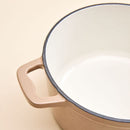 Enamelled Cast Iron 20cm Casserole - Mushroom