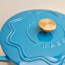 Enamelled Cast Iron 26cm Casserole - Blue