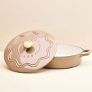 Enamelled Cast Iron 28cm Shallow Casserole - Mushroom