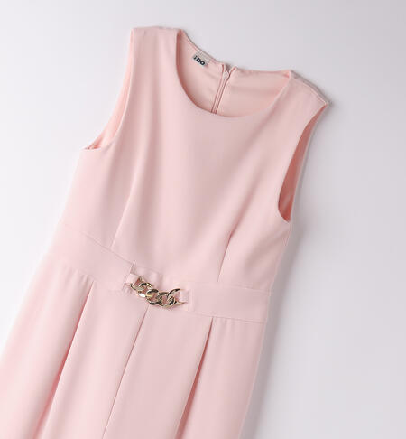 Short Sleeve Jumpsuit - Pink