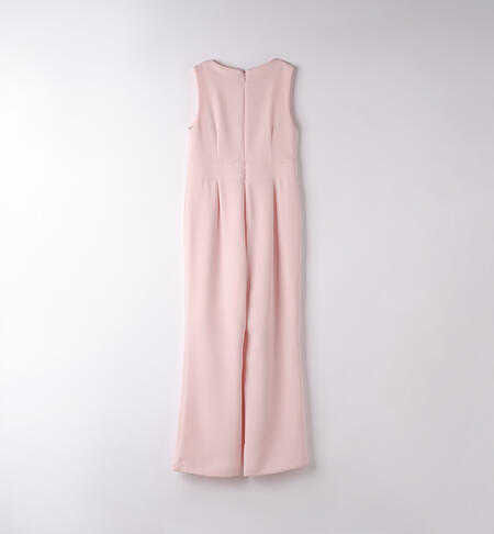 Short Sleeve Jumpsuit - Pink