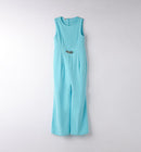 Short Sleeve Jumpsuit - Turquoise