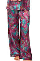 Indigo Sky Jungle Cheeta Pyjama - Raspberry