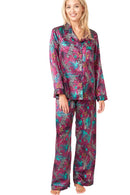 Indigo Sky Jungle Cheeta Pyjama - Raspberry