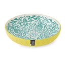Yellow & Blue Geometric Bowl 21 cm