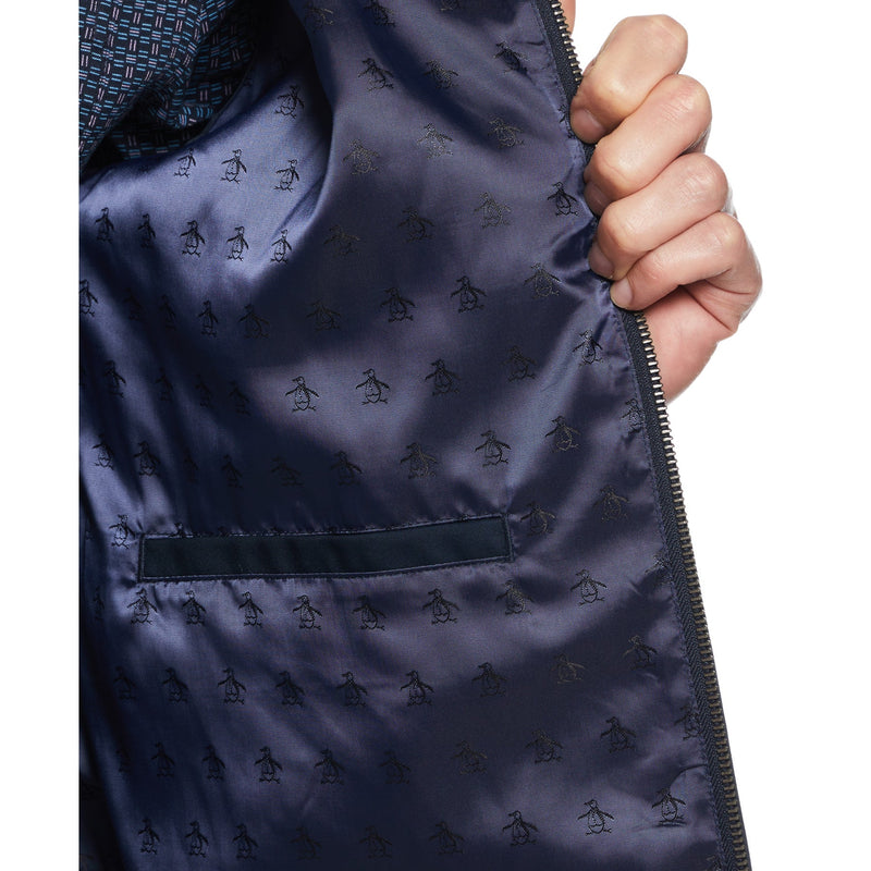 Twill Harrington Jacket - Dark Sapphire