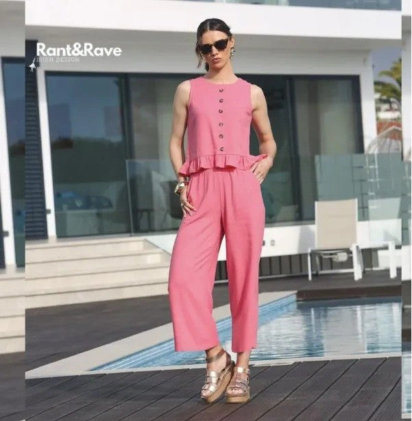 Kaia Co Ordinate Set - Coral