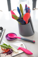 6 Piece Knife Block Set with Wooden Block and Chopping Board
