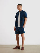 Colbert Arrow Print Swim Shorts - Aegean Blue
