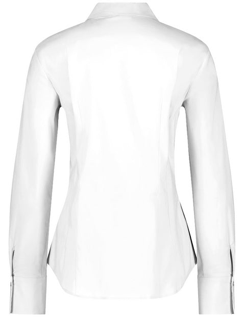 Timeless Cool Plain Blouse - White/white