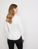 Timeless Cool Plain Blouse - White/white